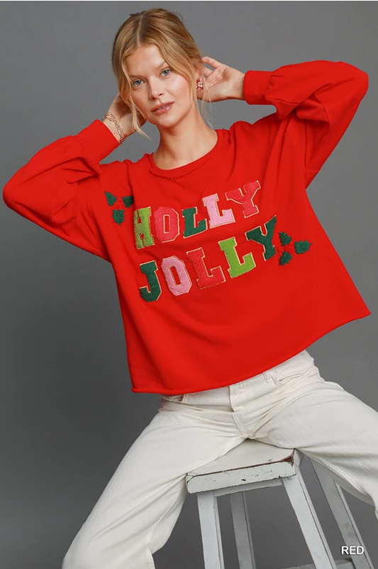 Holly Jolly French Terry Top