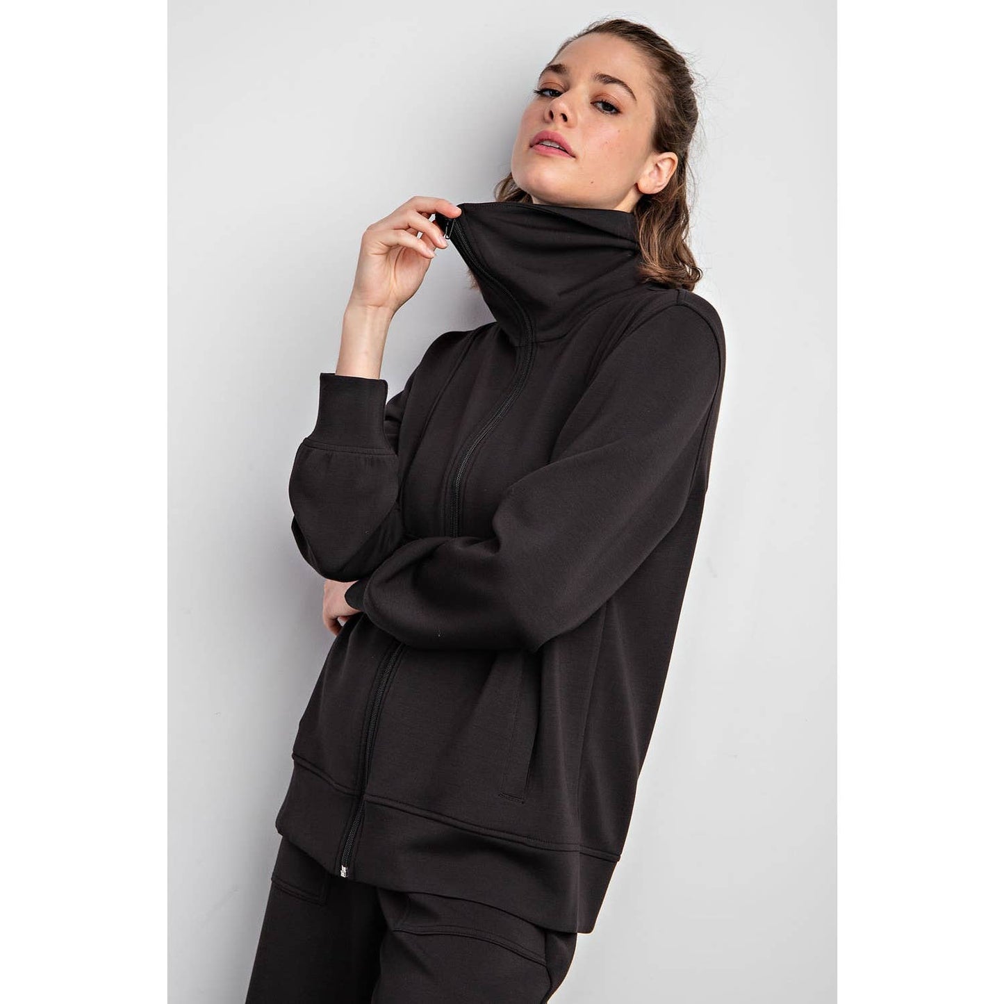 MODAL POLY FULL ZIP JACKET Small-3xl