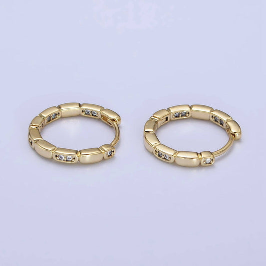 Nikki 14K Gold Filled Huggie Earrings