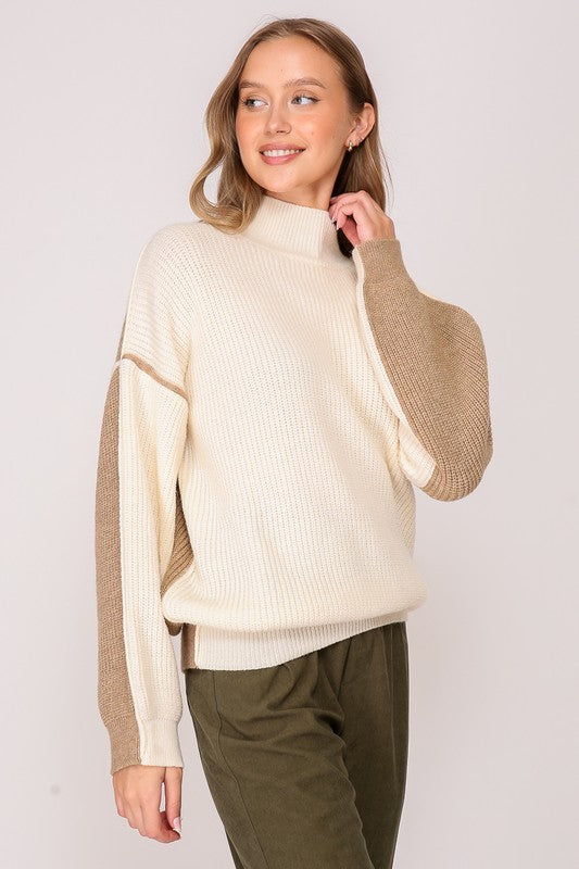 Fallon Two Tone Sweater