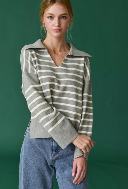 Brynn Collared Sweater