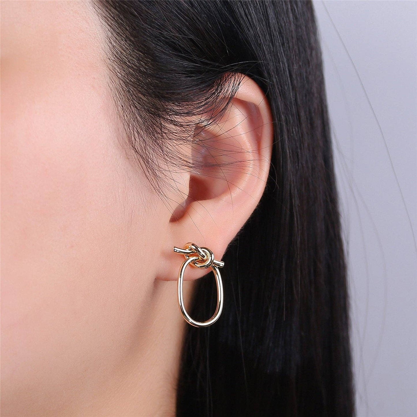 14K Gold Filled Twist Hoop Tiny Hoop Earrings