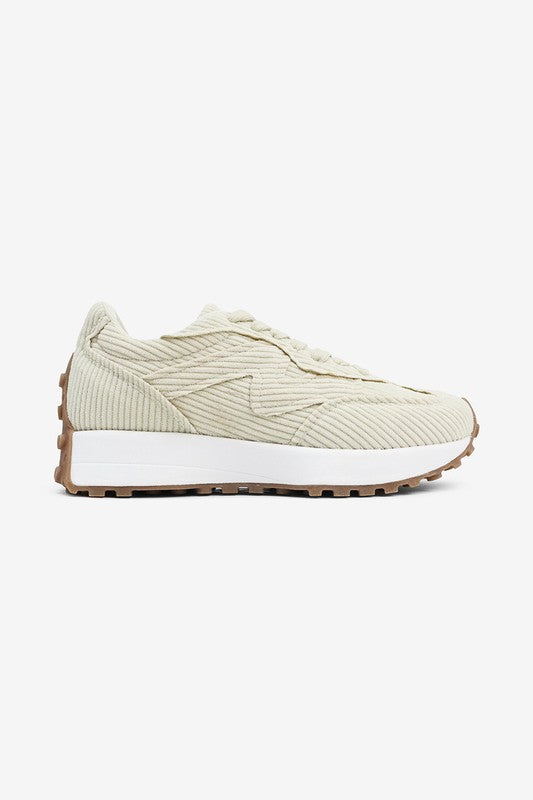 Elaini Sneaker (Tan & Cream)