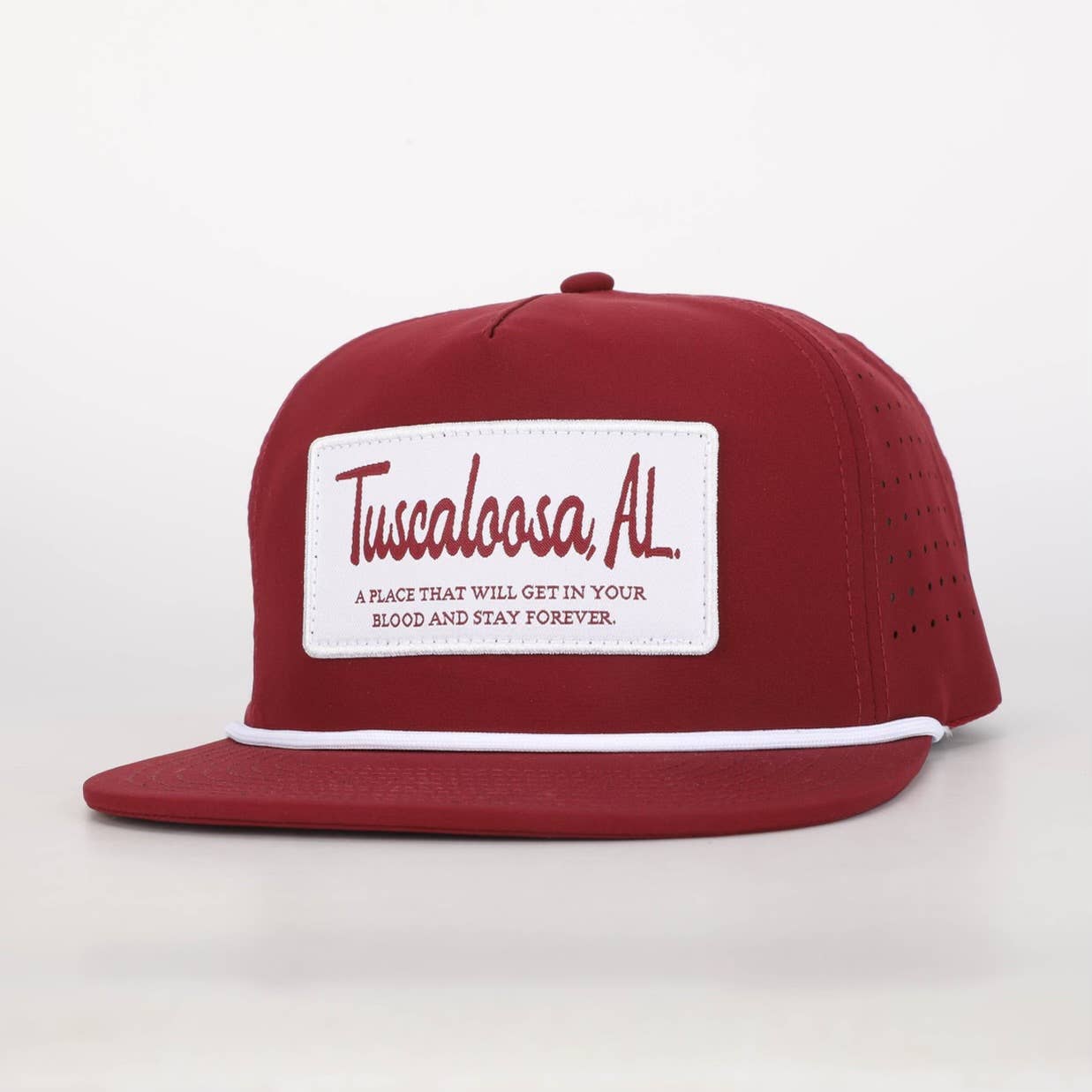 Tuscaloosa, AL Rope Hat with Patch