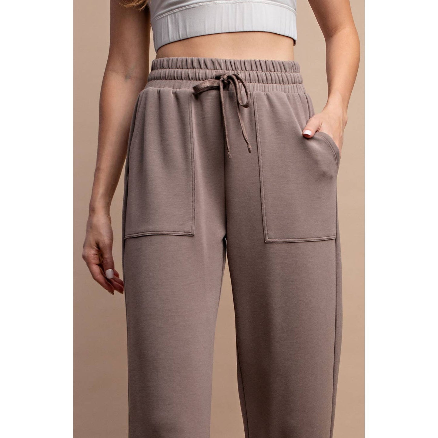 MODAL STRAIGHT LOUNGE PANTS W/ POCKETS Small-3xl