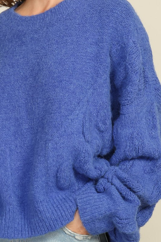 Wild Bluebells Oversized Sweater