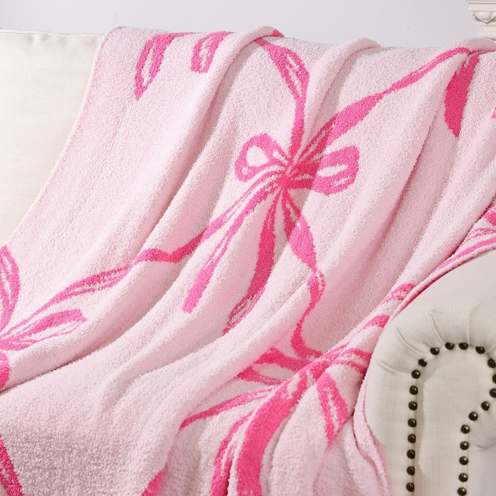 Ribbons & Bows Cozy Blanket