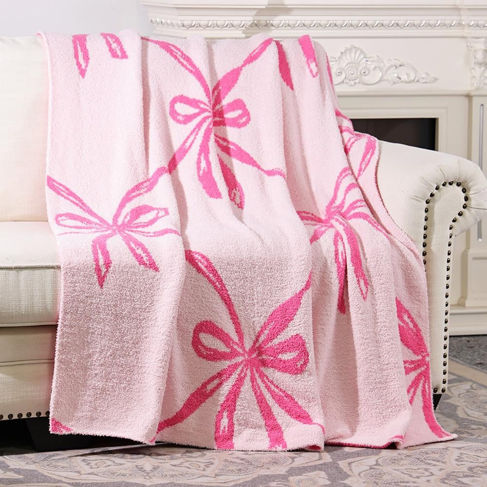 Ribbons & Bows Cozy Blanket