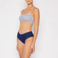 Bandeau top two piece swim - Stripe Navy