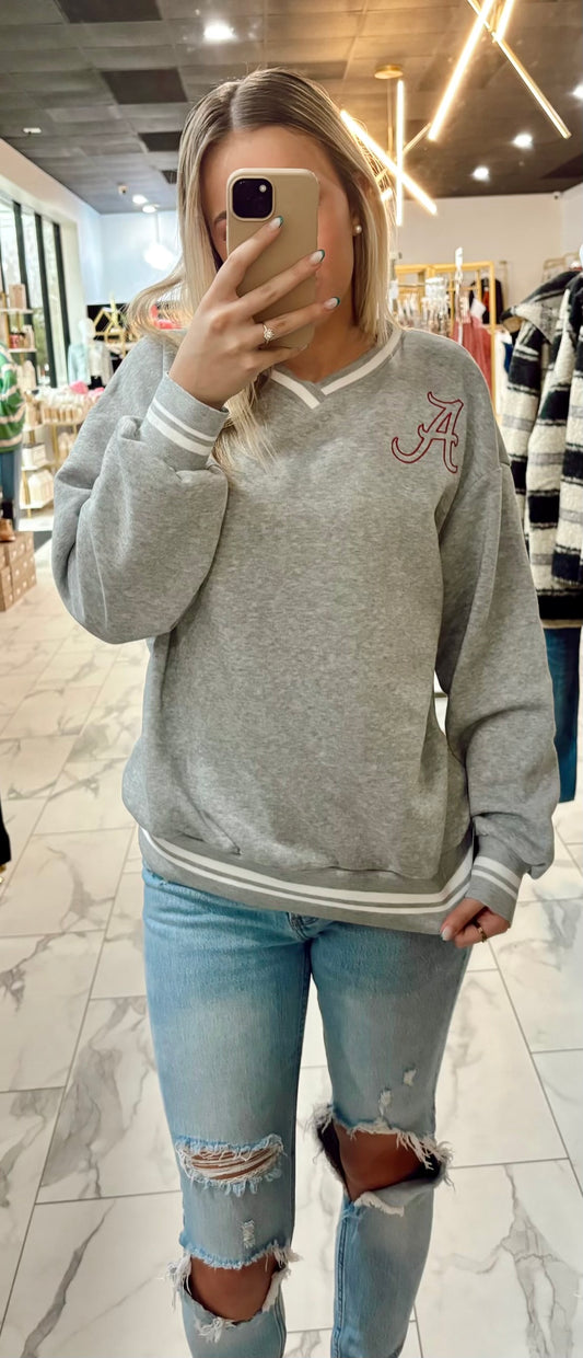 Alabama Crimson A Sweatshirt