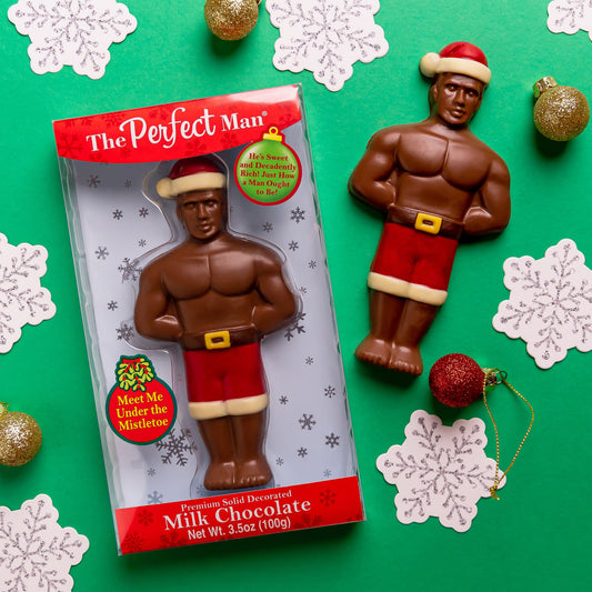 The Perfect Man Chocolate Christmas Ornament