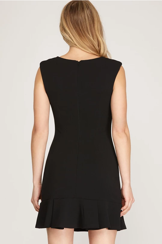 All Business Sheath Dress (Black)