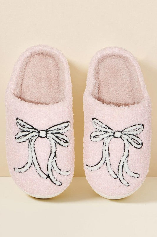 Pretty Bows House Slippers