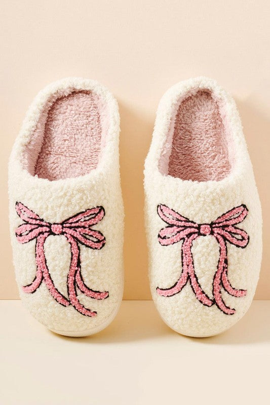 Pretty Bows House Slippers