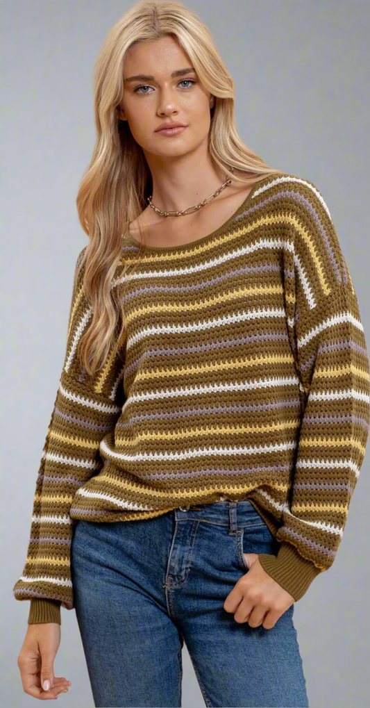 Livia Stripe Sweater