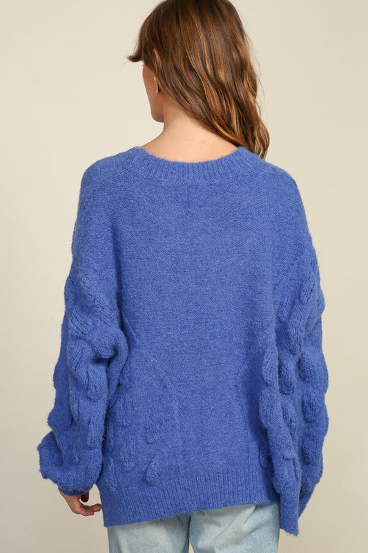 Wild Bluebells Oversized Sweater