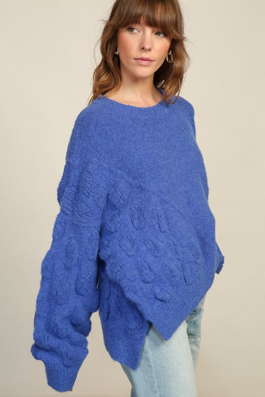 Wild Bluebells Oversized Sweater