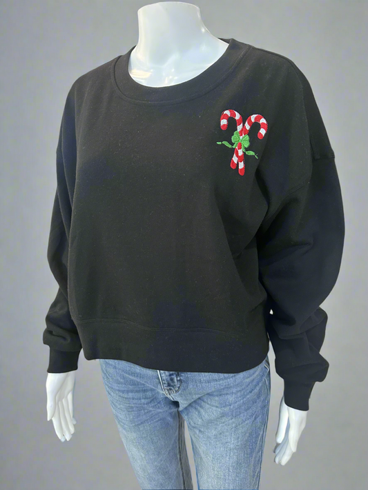 Candy Cane Christmas Sweatshirt