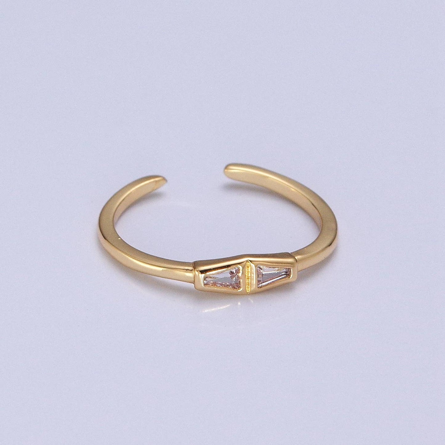 Geometric Bar Adjustable Ring