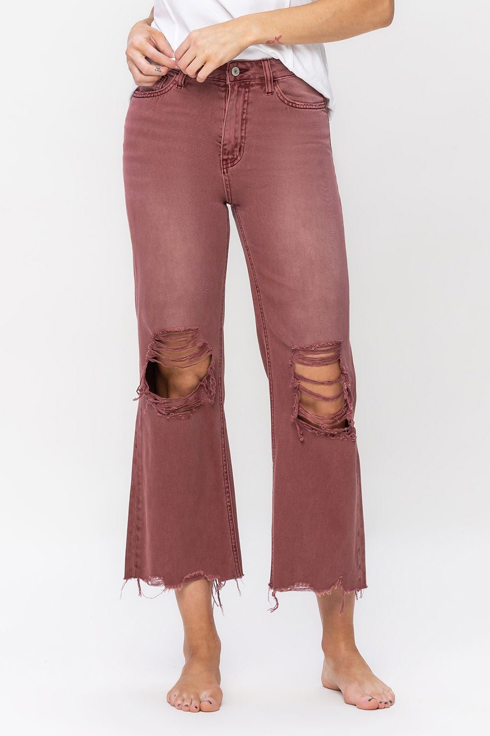 90s Cropped Jeans - Lake City Boutique