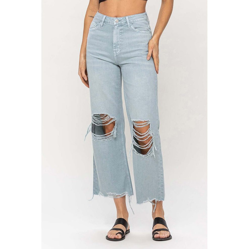 90s Cropped Jeans - Lake City Boutique