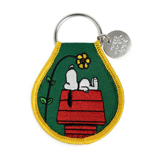 3P4 x Peanuts® - Snoopy Doghouse Flower Patch Keychain