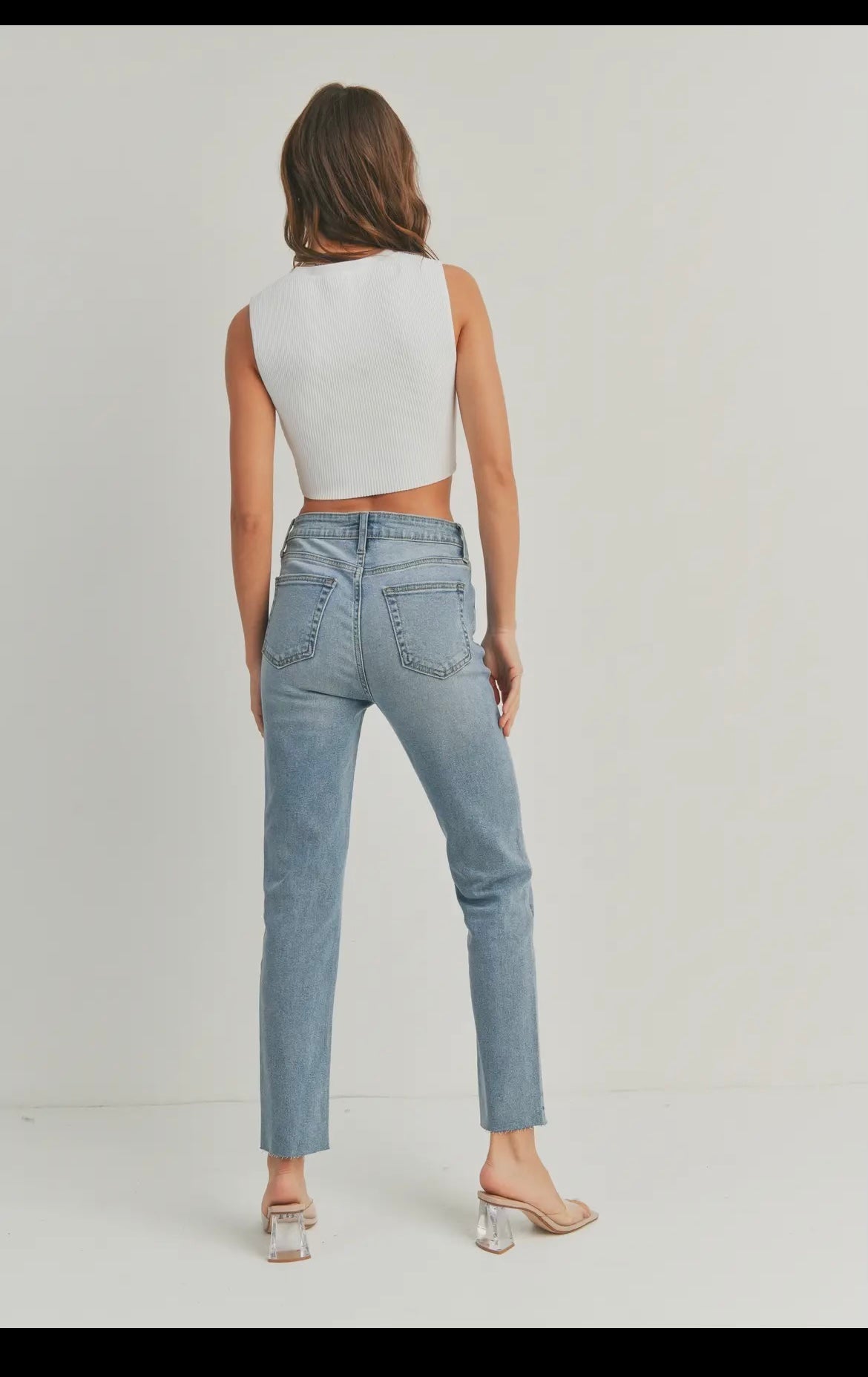 Corona Slim Straight Jeans - Lake City Boutique