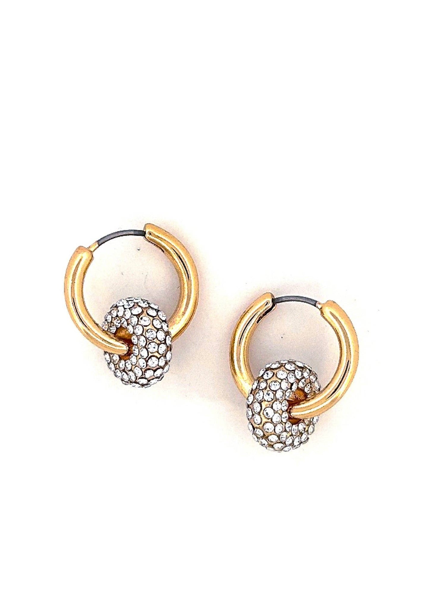 Pave Set O Hoops - Lake City Boutique