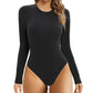 SHAPERX Long sleeve bodysuit - Lake City Boutique