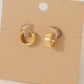 Smooth Finish Gold Huggie Earrings - Lake City Boutique